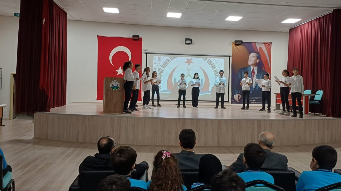 Okulumuzda 10 Kasım Atatürk'ü Anma Günü ve Atatürk Haftası Etkinlikleri...